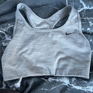 womens small gray nike sports bra